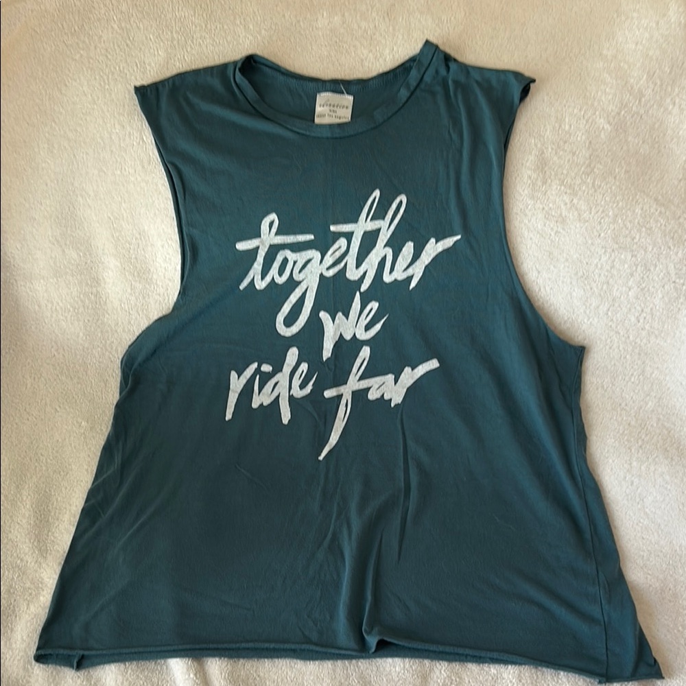 Peloton Women's Teal Sleeveless Top